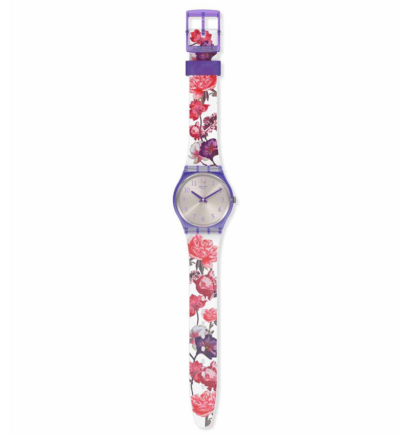 montre femme swatch sweet garden gv135