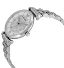 Montre femme emporio armani retro silver