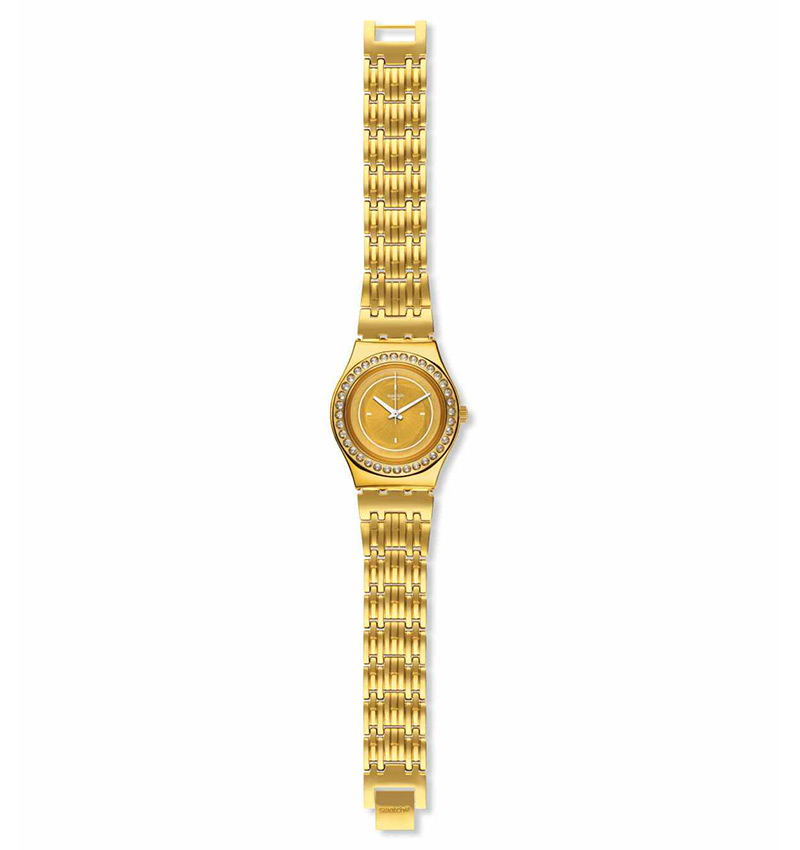 montre femme swatch glass of bubbles ylg136g
