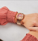 Montre femme guess confetti dorée