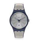 Montre homme swatch grey cord suon402