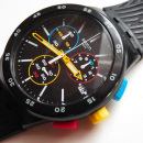 Montre unisexe swatch new chrono plastic susb416