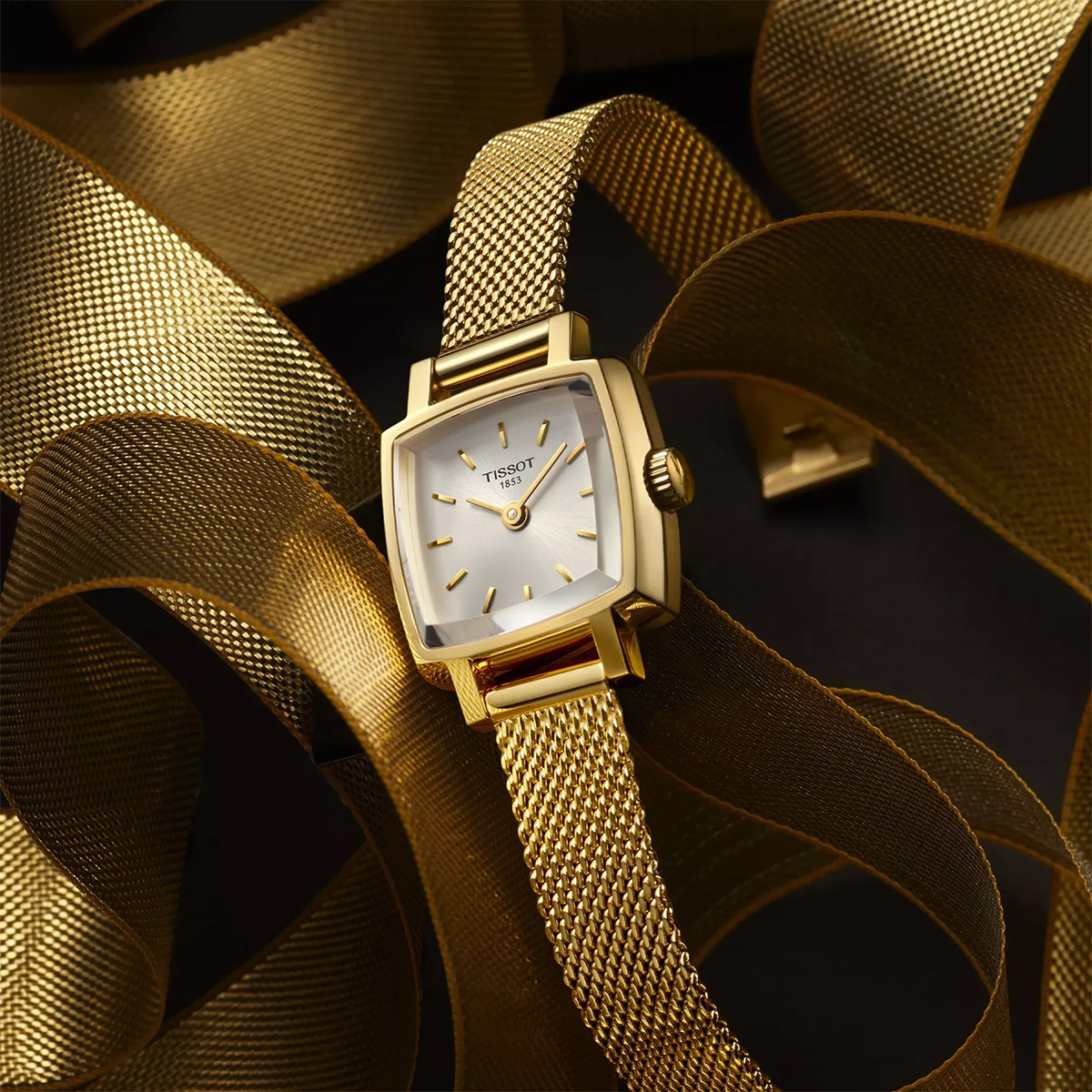 Montre femme tissot lovely square t058.109.33.031.00