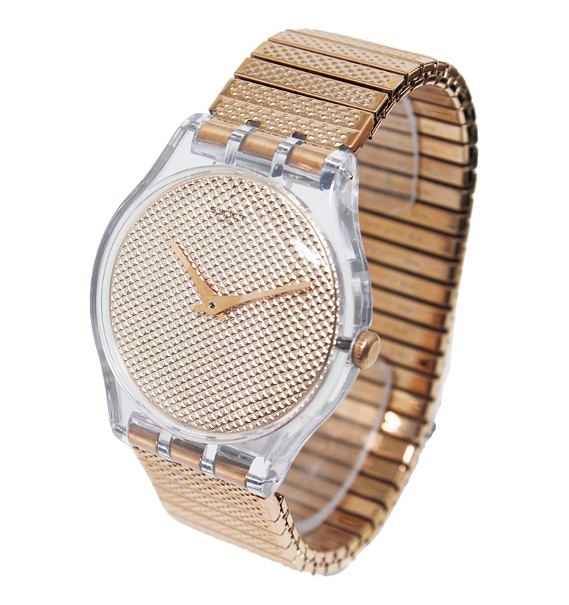 Montre femme swatch poudreuse suok134a