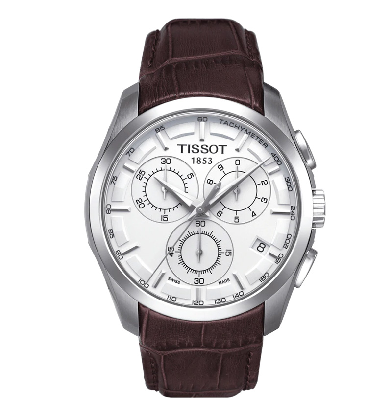 montre homme tissot couturier t0356171603100