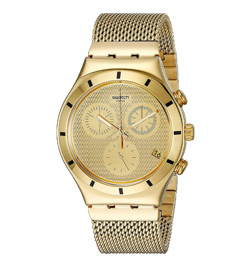 montre mixte swatch golden cover ycg410ga