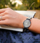 Montre femme emporio armani retro noir