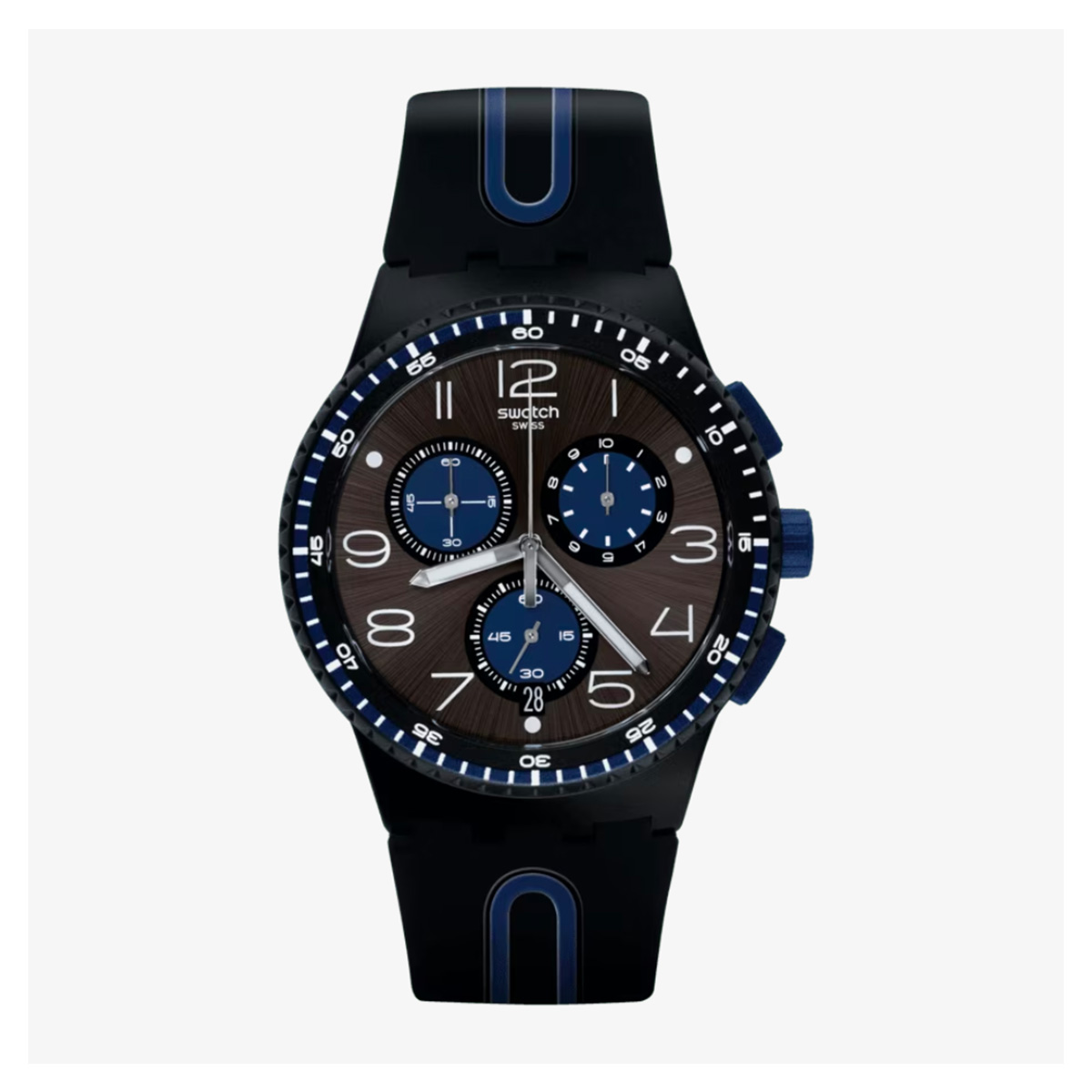 Montre unisexe swatch new chrono plastic susb406
