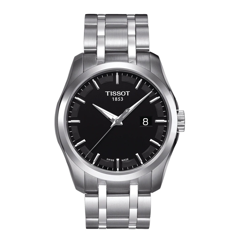 montre homme tissot couturier t0354101105100