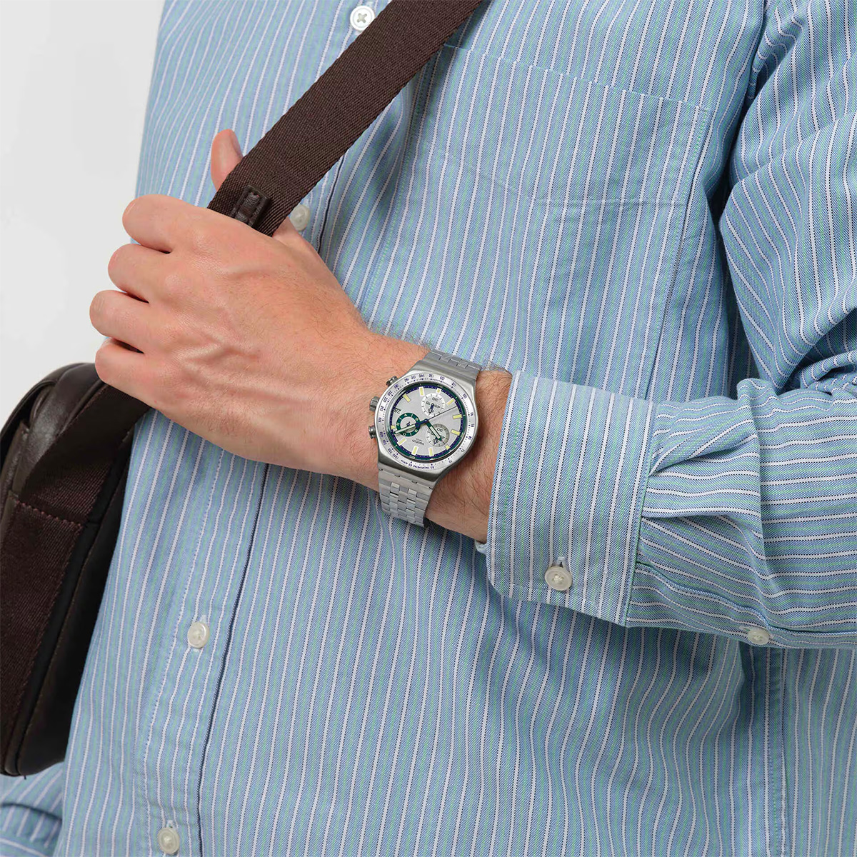 Montre unisexe swatch irony chrono yvs539g