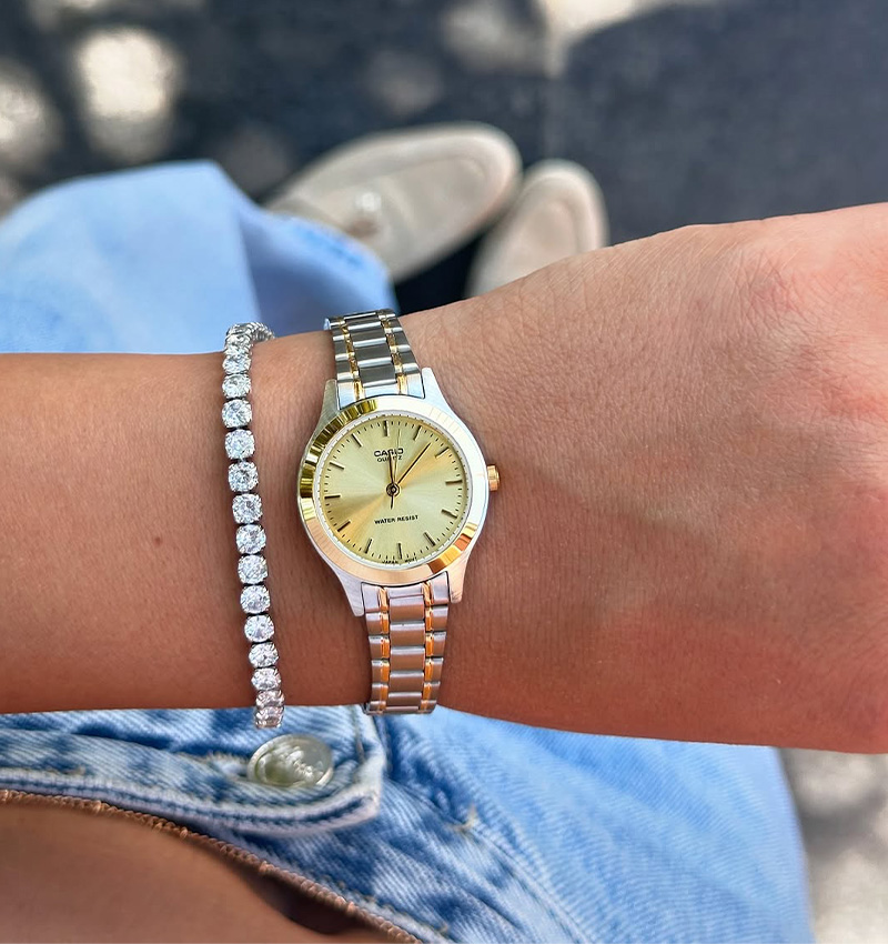 montre femme casio ltp-1128g-9ardf