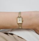 Montre femme daniel wellington quadro mini evergold champagne