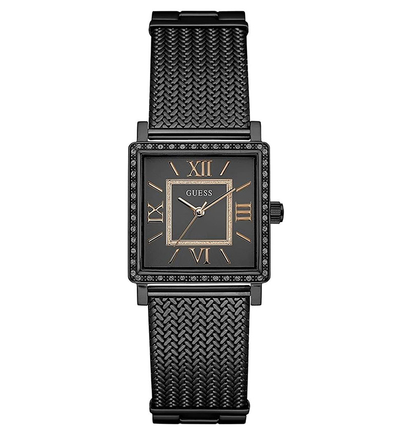 montre femme guess black w0826l4