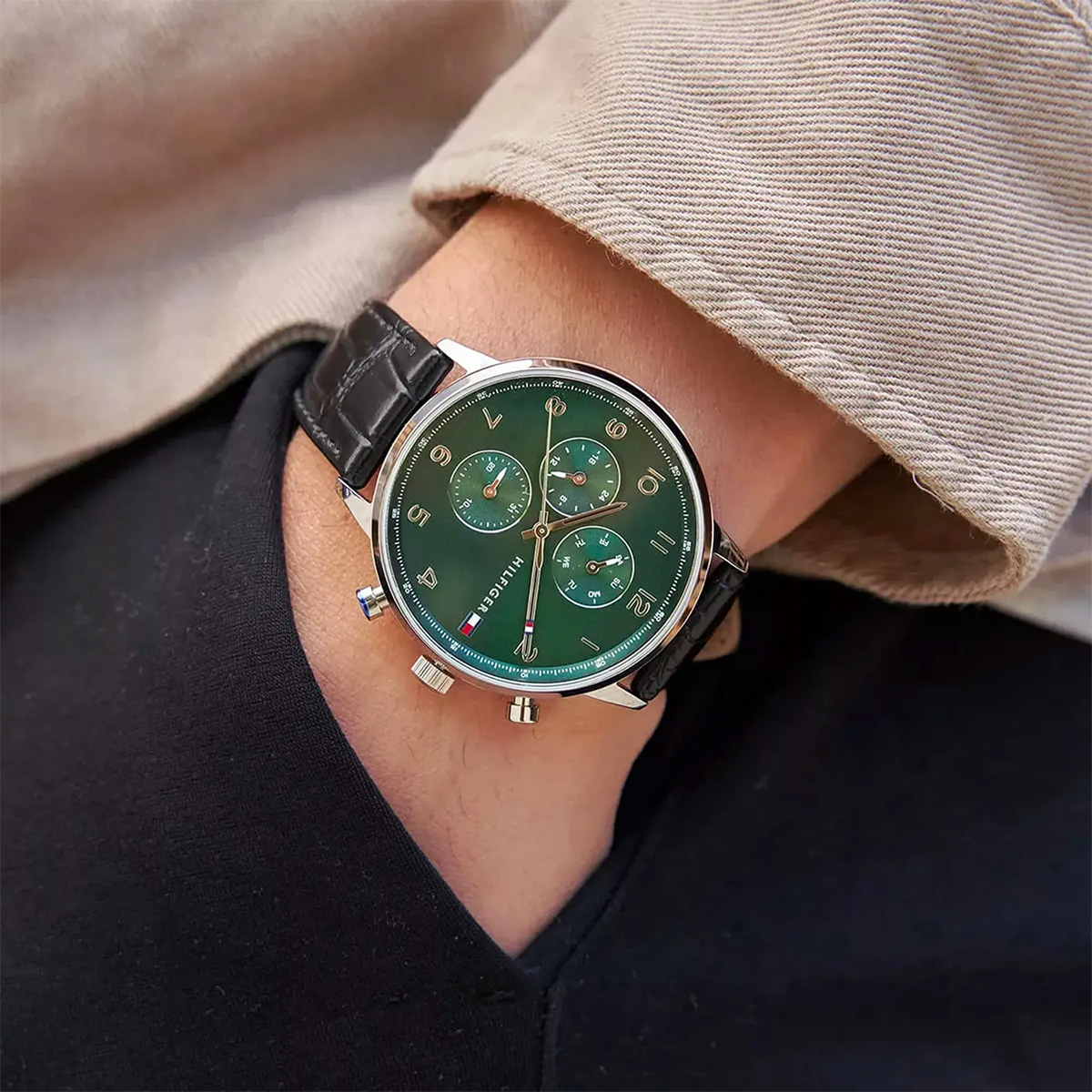 Montre homme tommy hilfiger leonard 1791985