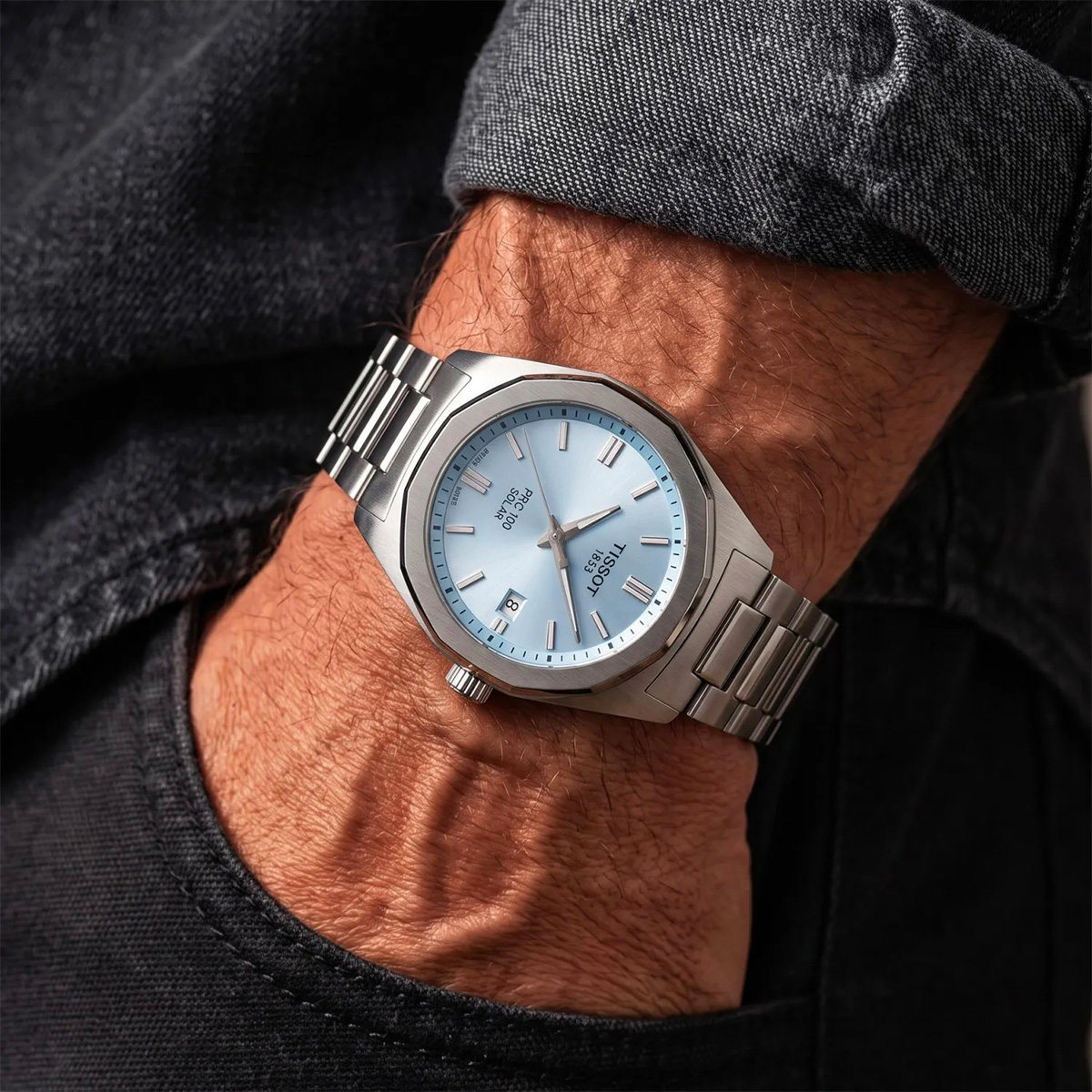 Montre homme tissot prc 100 solar t151.422.11.351.00