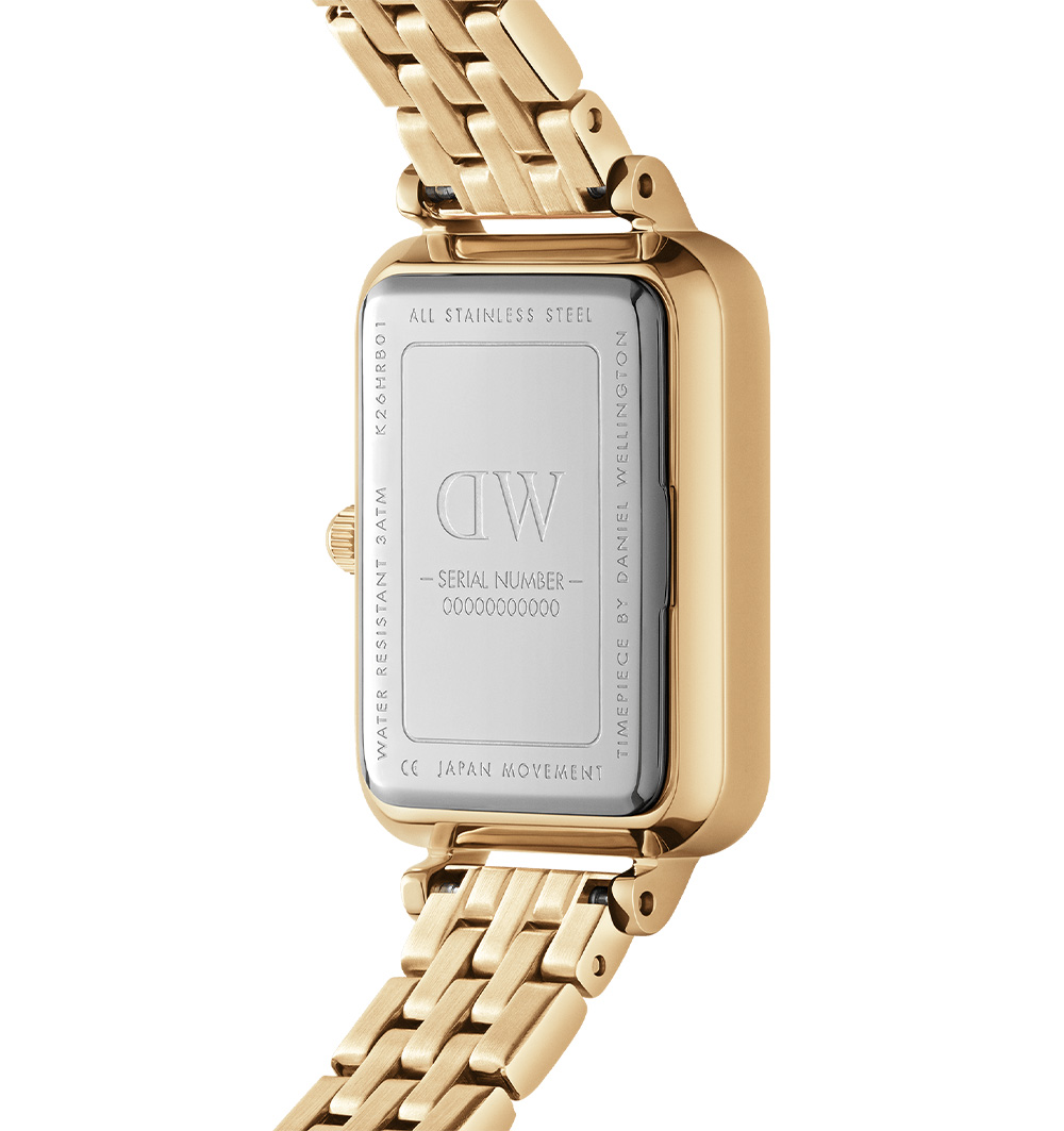 montre femme daniel wellington quadro roman numerals dw00100688