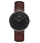 Montre femme daniel wellington classic black bristol silver 30