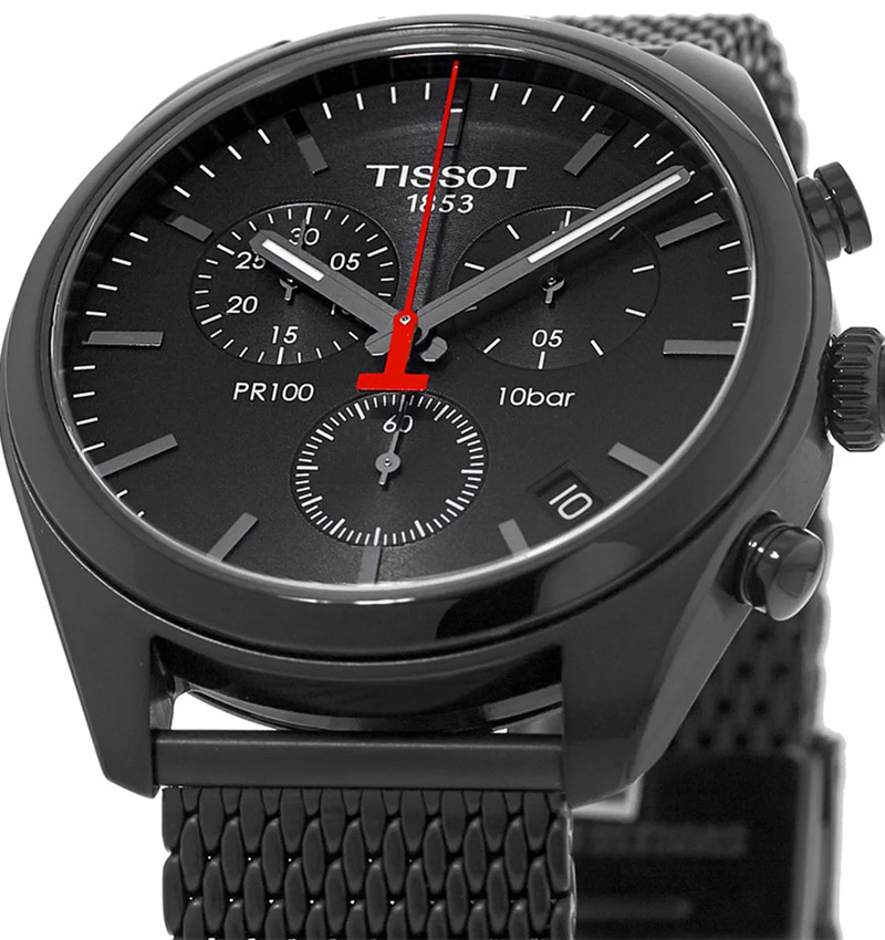 montre homme tissot pr100 t1014173305100