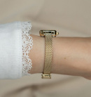Montre femme daniel wellington quadro mini evergold champagne