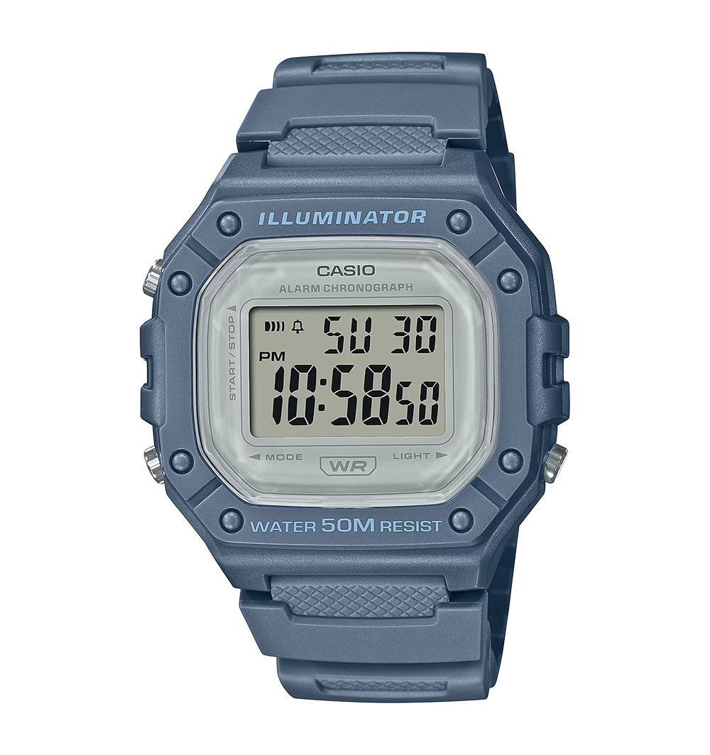 Montre unisexe casio w-218hc-2avdf