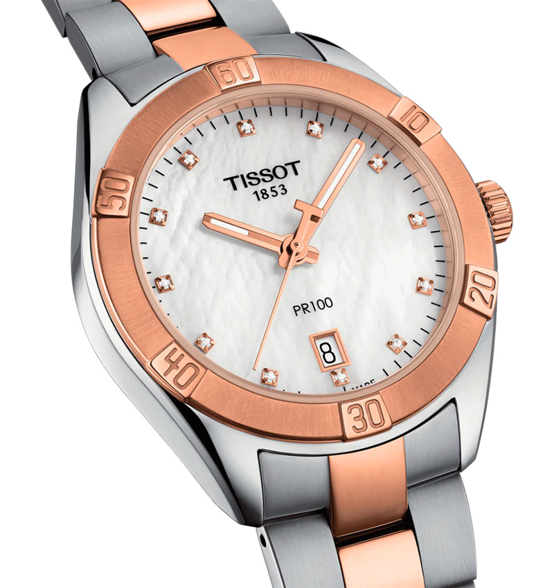 montre femme tissot diamond sport chic t1019102211600