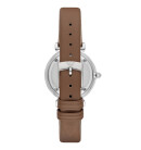 Montre femme emporio armani retro en cuir