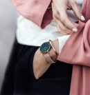 Montre femme daniel wellington classic petite melrose black
