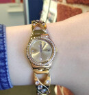 Montre femme swatch gold hug ysg164g